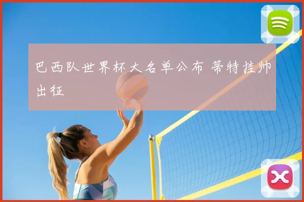 巴西队世界杯大名单公布 蒂特挂帅出征